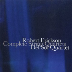 CD cover for Robert Erickson Complete String Quartets