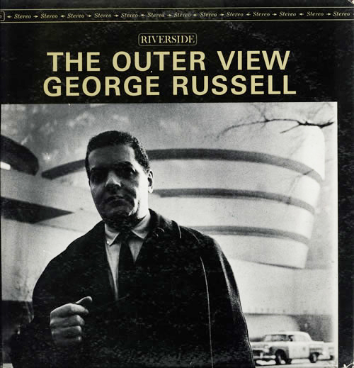 On the original LP cover for George Russell's The Outer View (which is not the image reproduced in subsequent reissues), Russell is standing in front of the Guggenheim Museum in NYC.