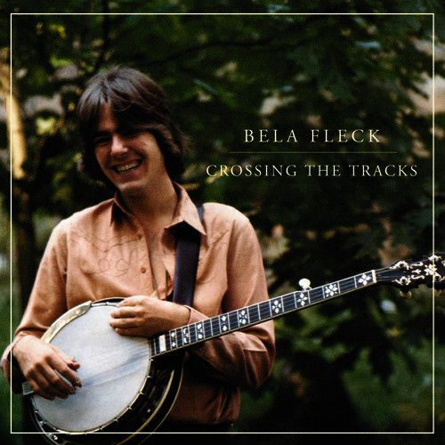 The cover of Béla Fleck's first solo record, Crossing The Tracks