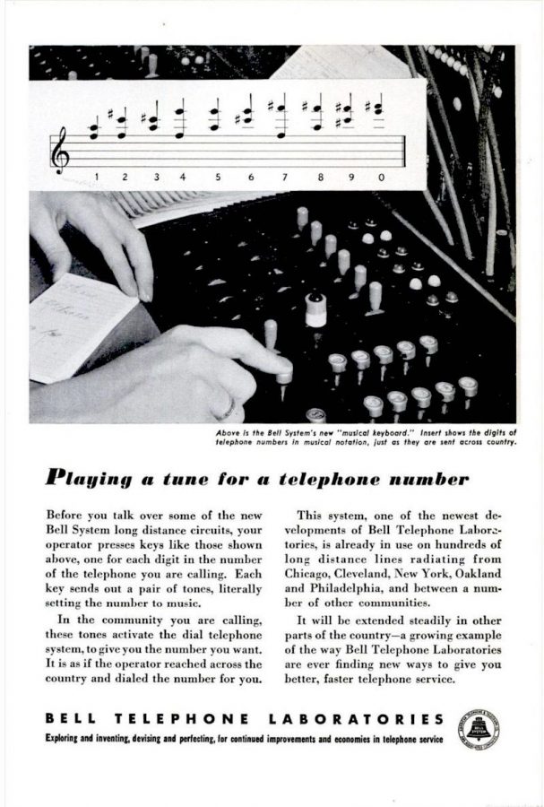 Bell Labs ad, 1950
