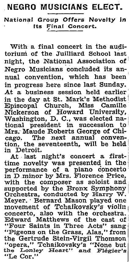 New York Times, 30 Aug. 1935