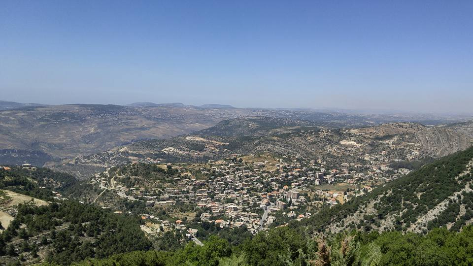 An aerial view of Lebanon (photo by Nebal Maysaud)