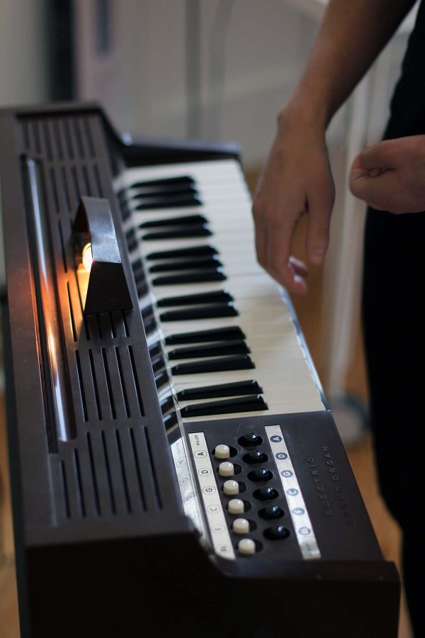 Molly Joyce's electronic organ